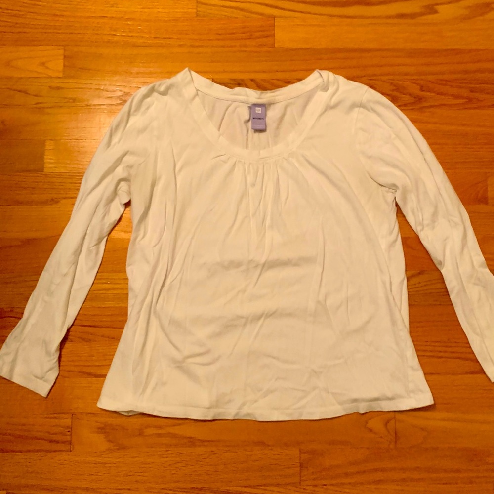 Gap Long Sleeved White Shirt